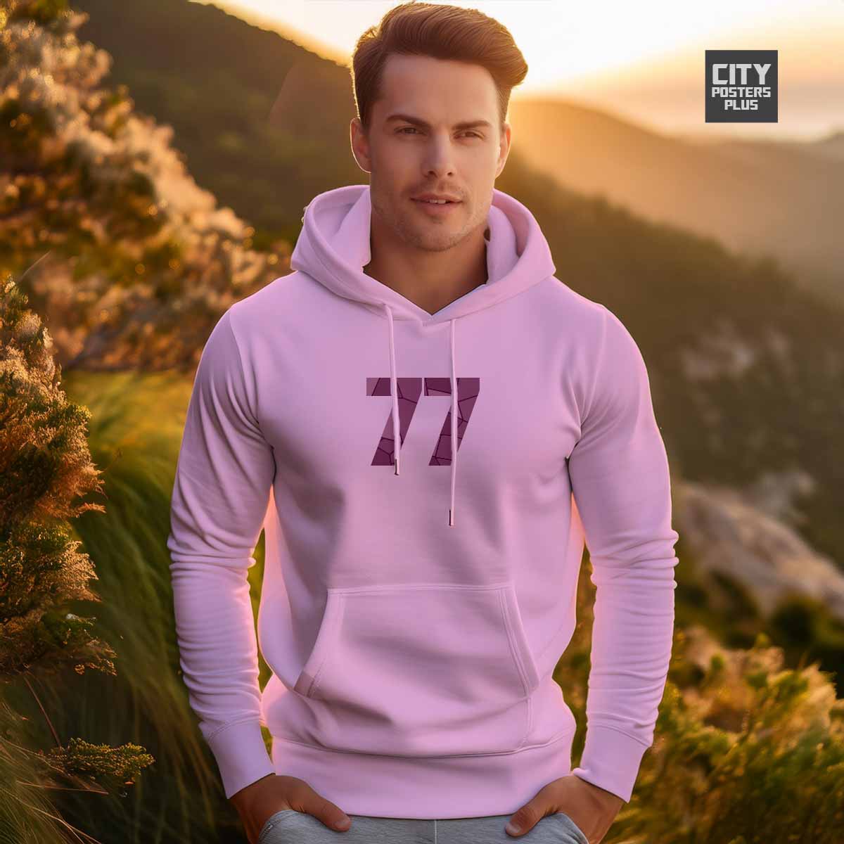 77 Number Unisex Hoodie | Personalized Number Hoodie for Men & Women