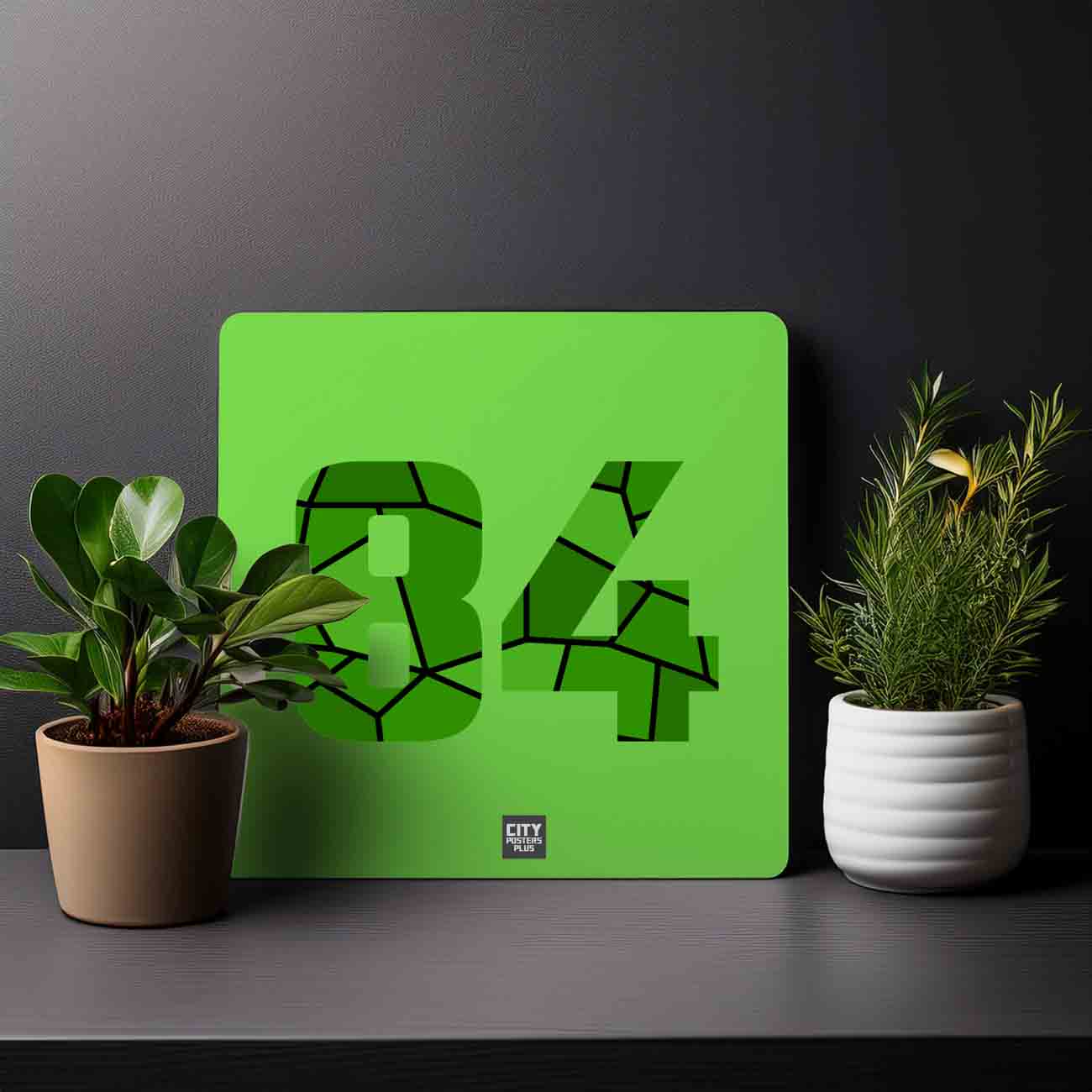 84 Number Mousepad (Liril Green)