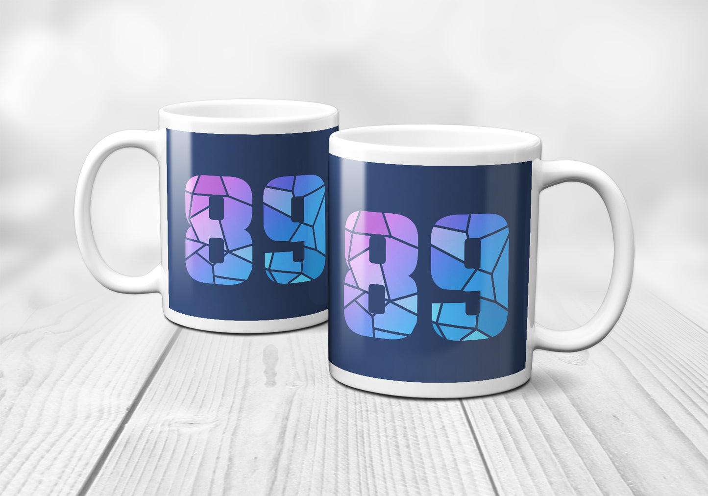 89 Number Mug (Navy Blue)