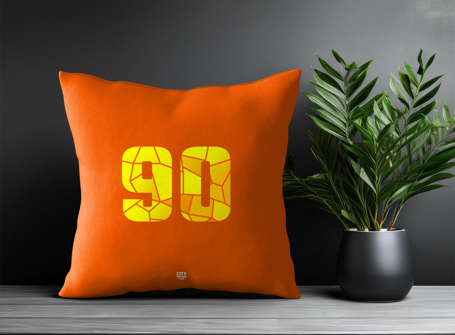 90 Number Square & Rectangle Pillow Cases | Print Deliver Plus by City Posters Plus