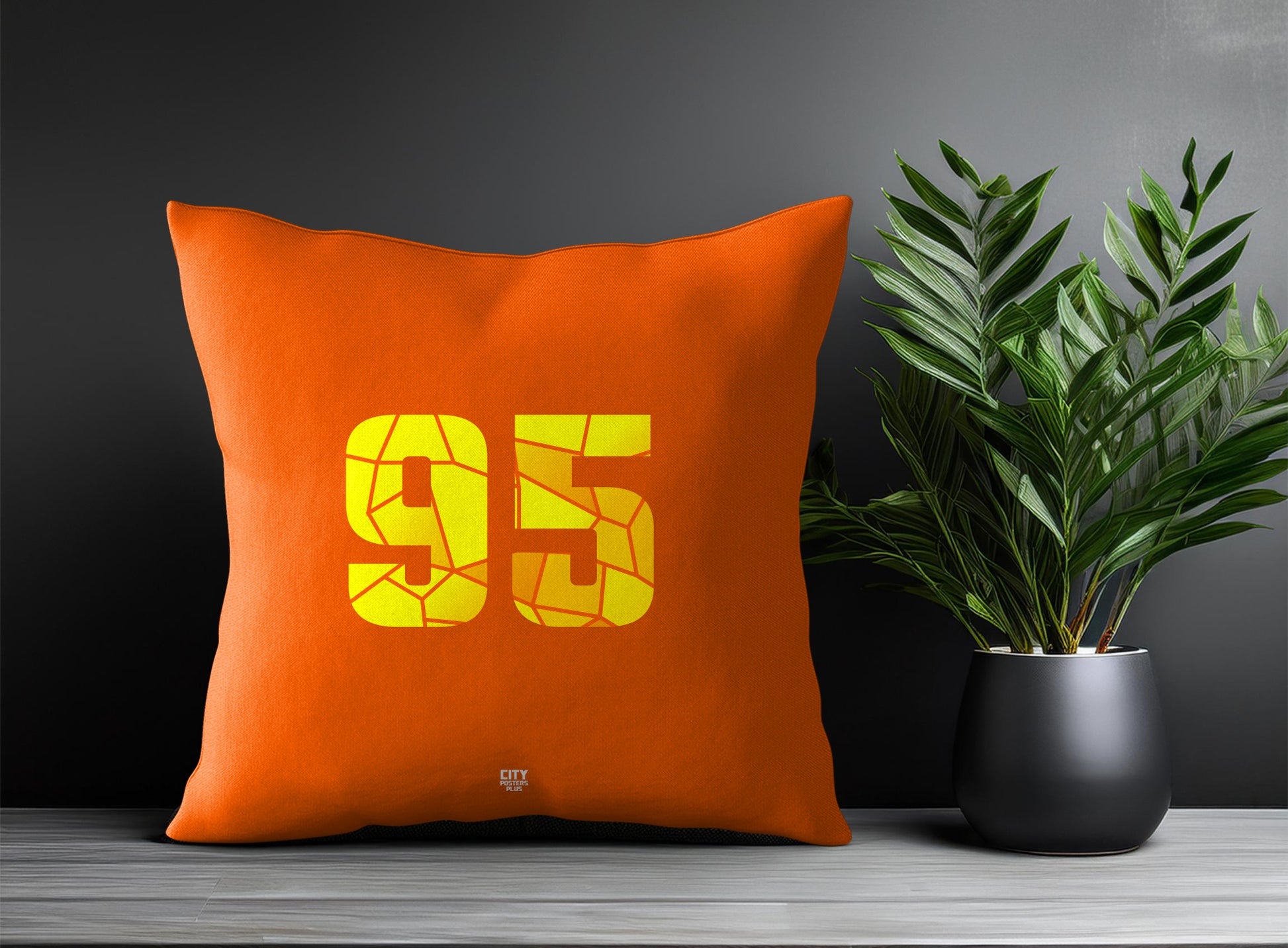 95 Number Square & Rectangle Pillow Cases | Print Deliver Plus by City Posters Plus