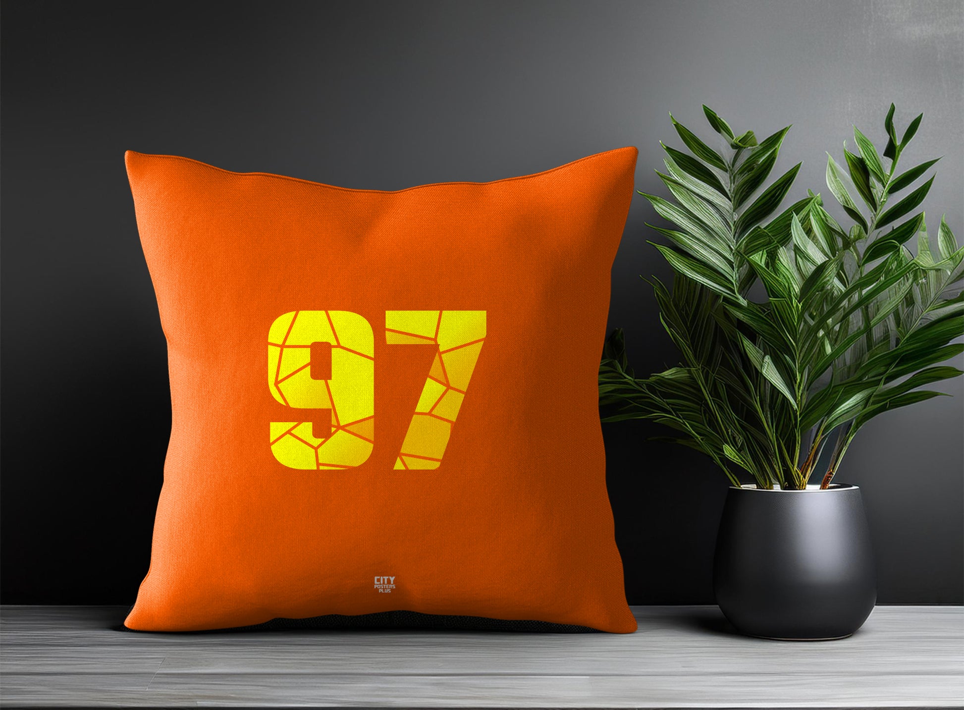 97 Number Square & Rectangle Pillow Cases | Print Deliver Plus by City Posters Plus