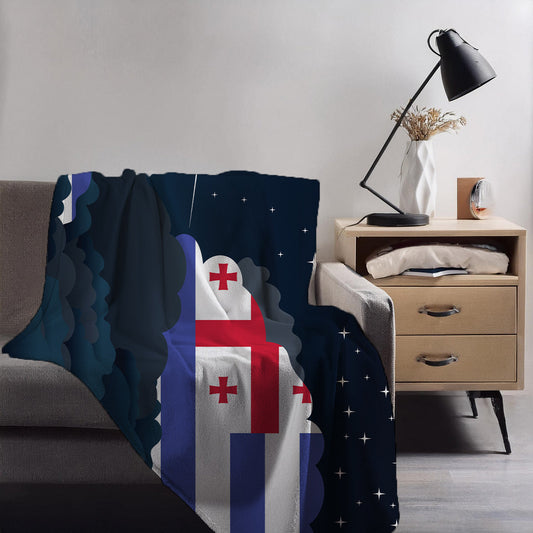 Ajaria Night Clouds Blankets & Throws | Premium Soft Blankets | City Posters Plus