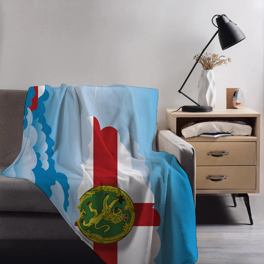 Alderney Day Clouds Blankets & Throws | Soft Premium Blankets | City Posters Plus