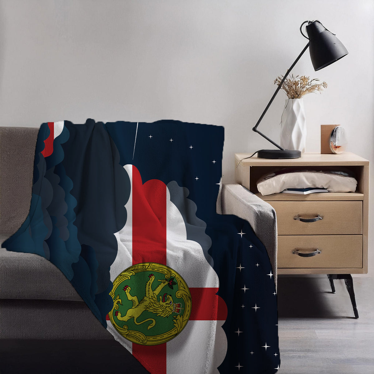 Alderney Night Clouds Blankets & Throws | Premium Soft Blankets | City Posters Plus