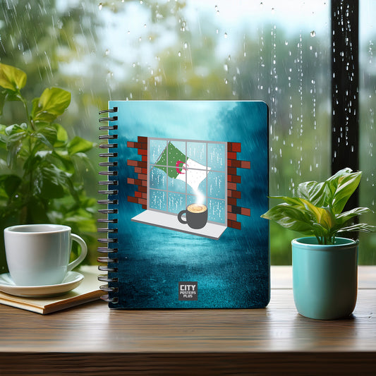 Algeria  Coffee Rain Notebook