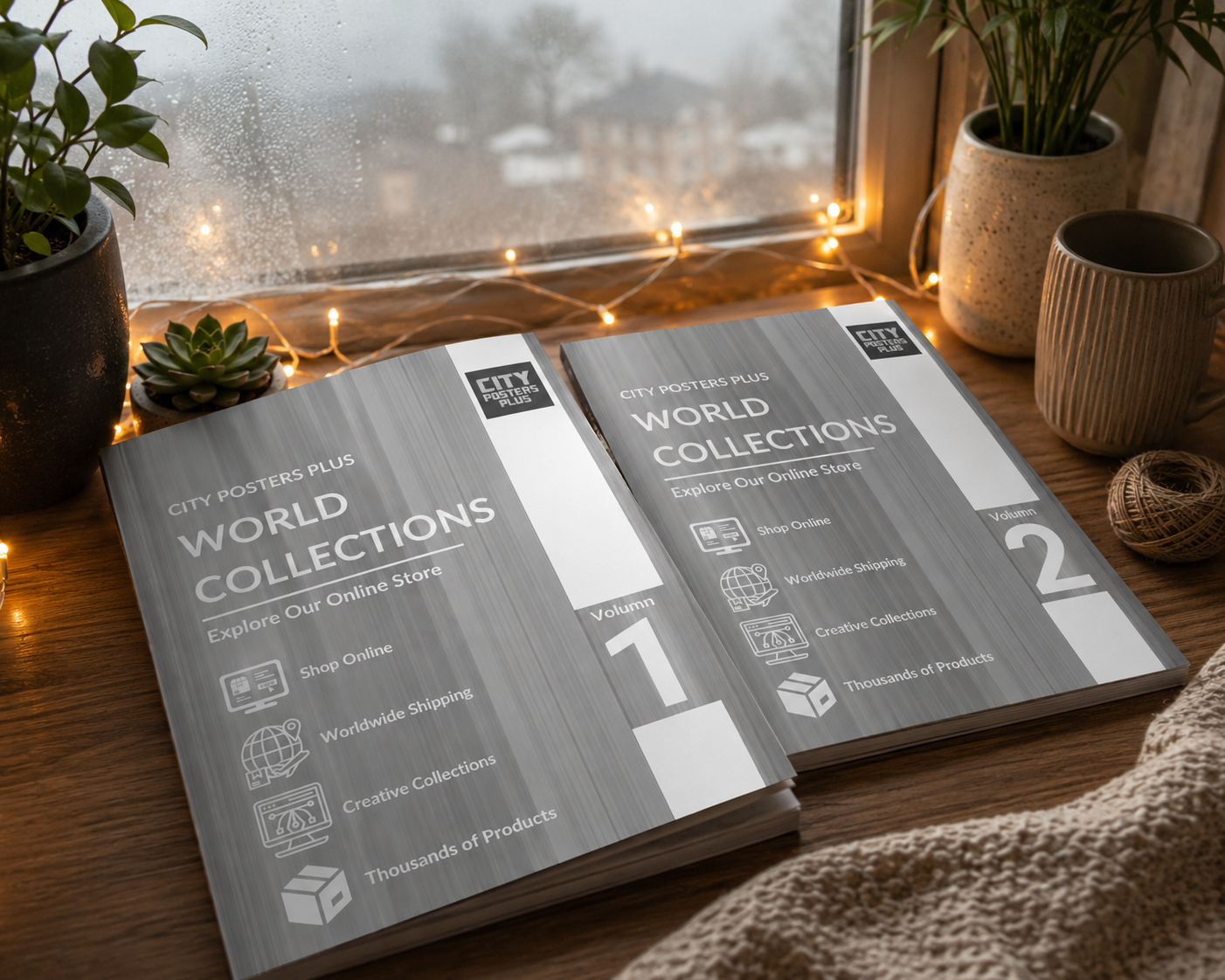 2 Magazine Books City Posters Plus | Explore Our Online Store | World Collections | Apparel, Posters, Home Décor & Gifts