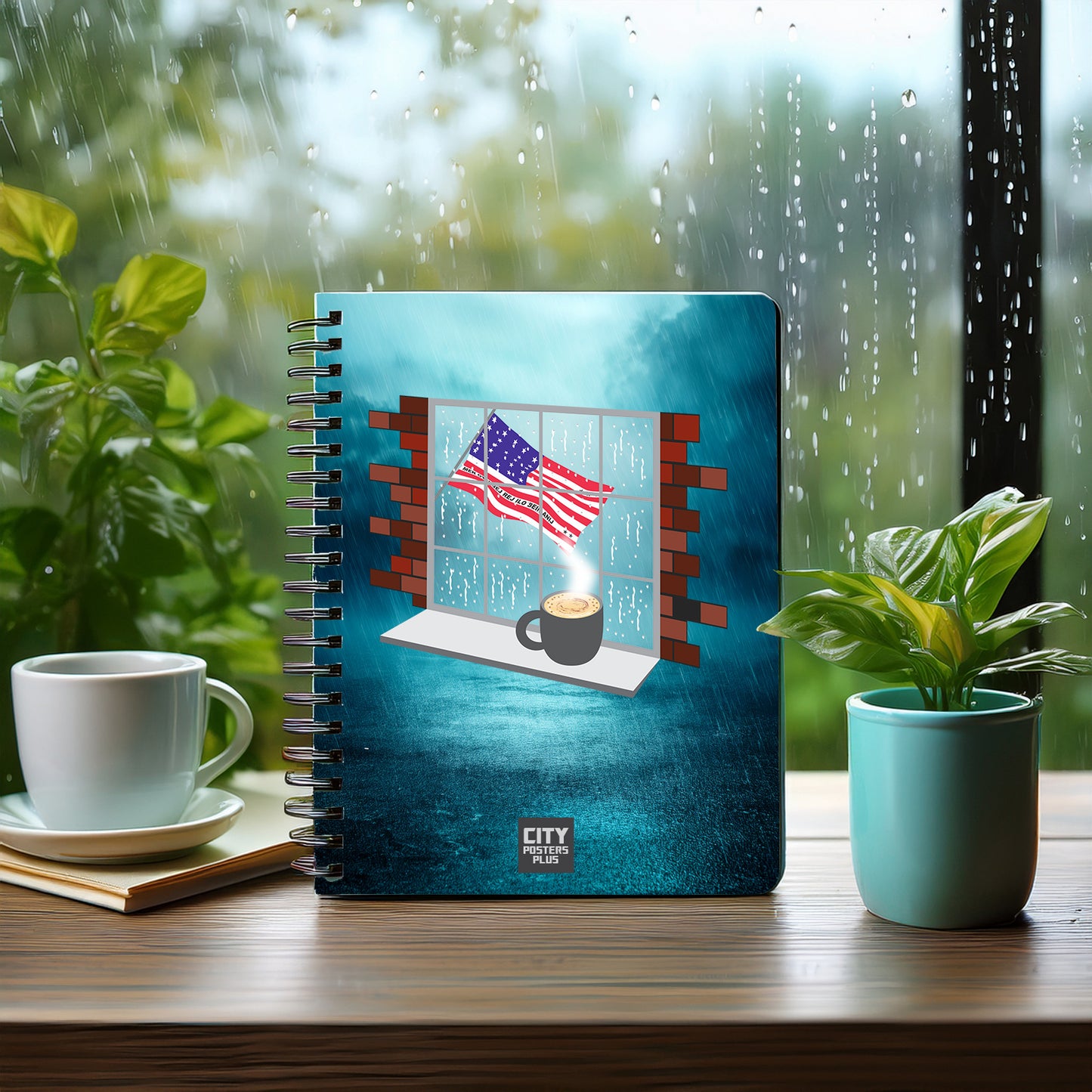 Bikini Atoll  Coffee Rain Notebook