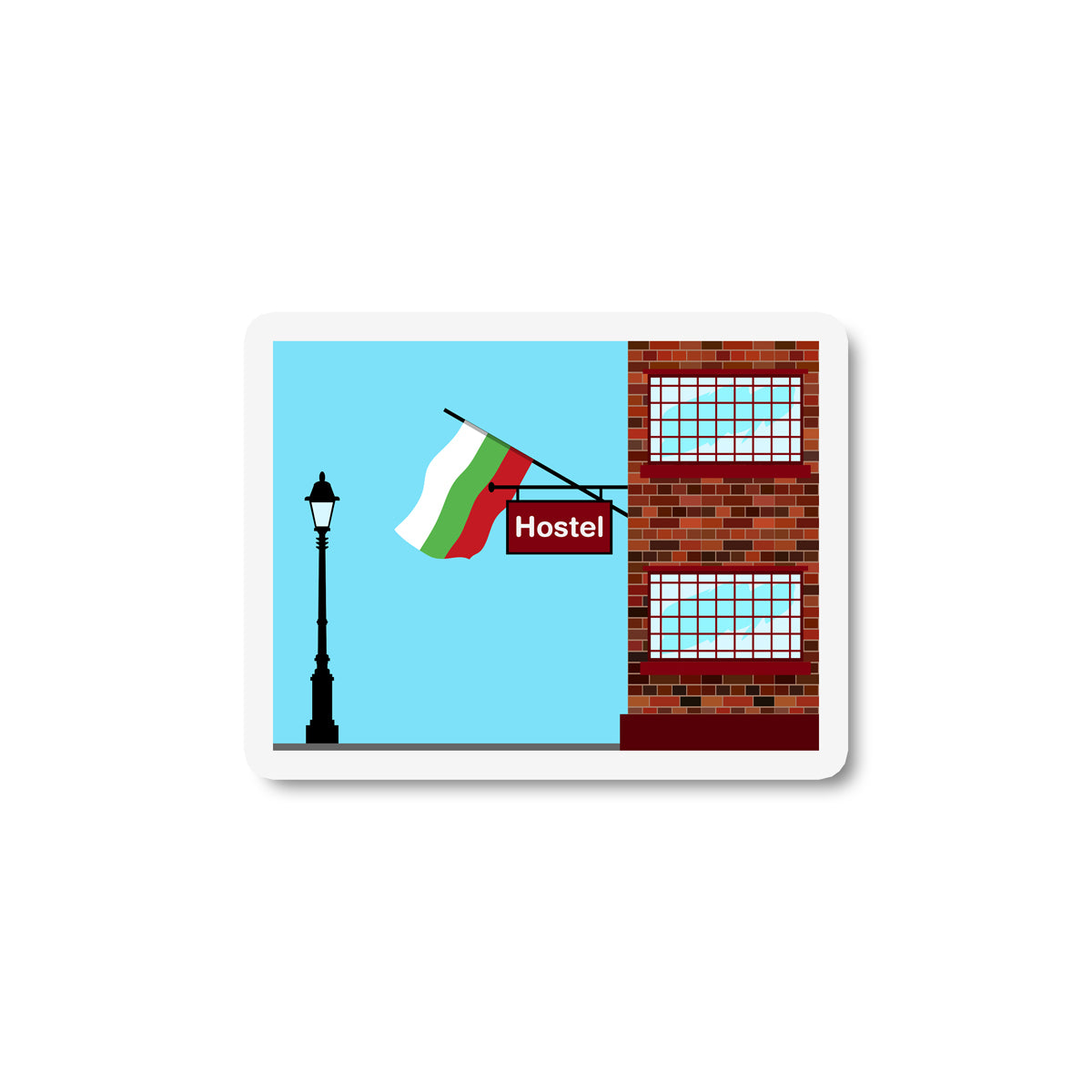 Bulgaria Hostels Sticker
