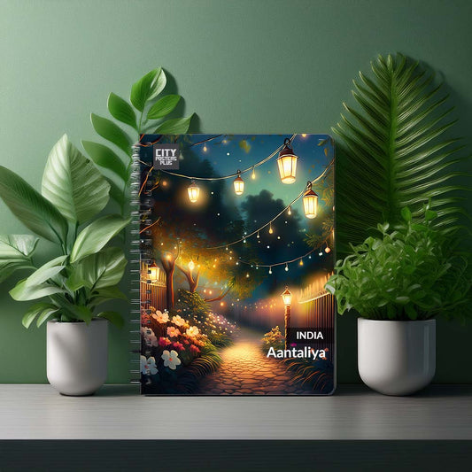 AantaliyaIndia Spiral Notebook | Notebook Plus One by City Posters Plus