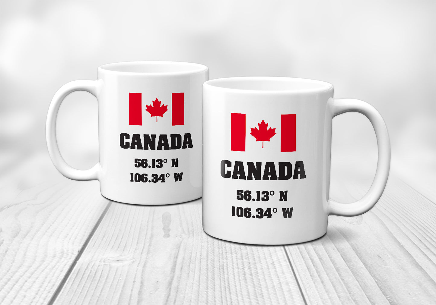 Canada Laitutude Longitude Mug