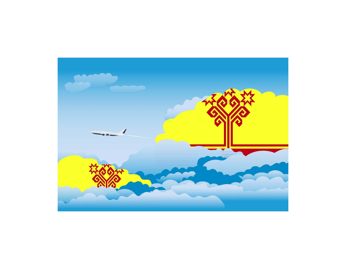 Chuvashia Day Clouds Blankets & Throws | Soft Premium Blankets | City Posters Plus
