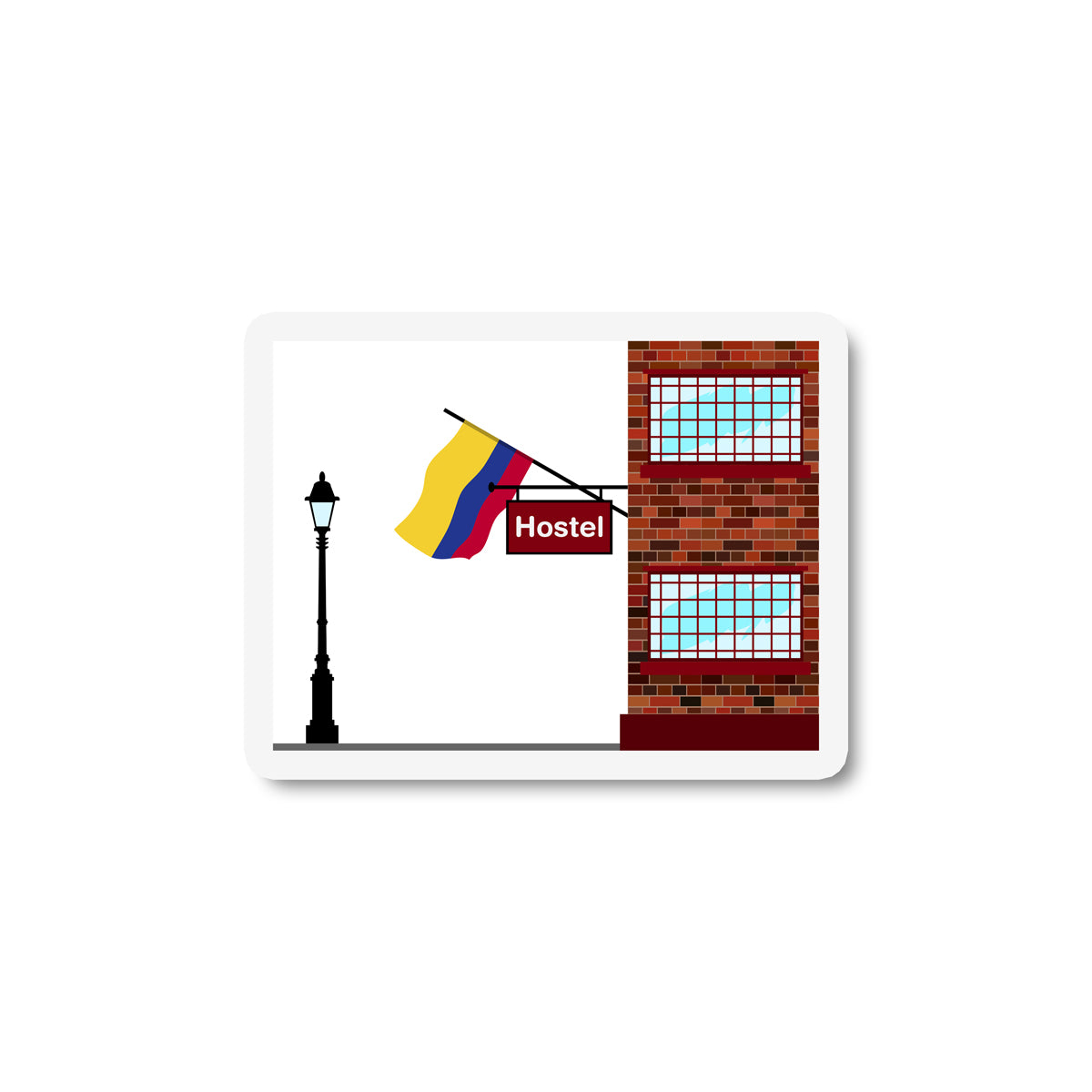 Colombia Hostels Sticker