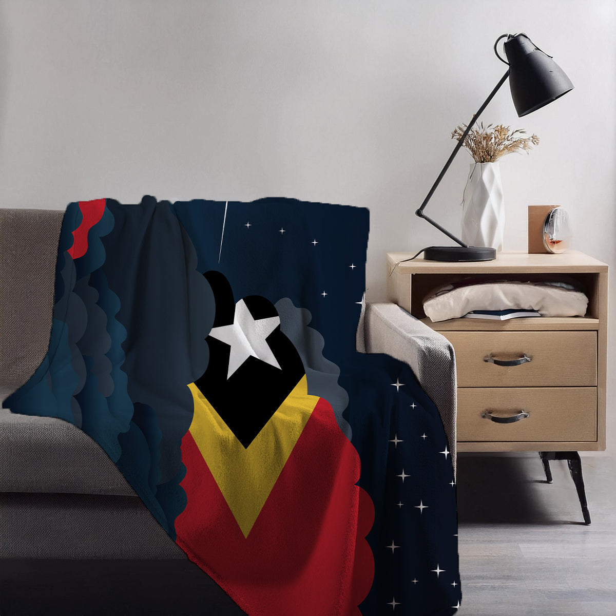 East Timor Night Clouds Blankets & Throws | Premium Soft Blankets | City Posters Plus