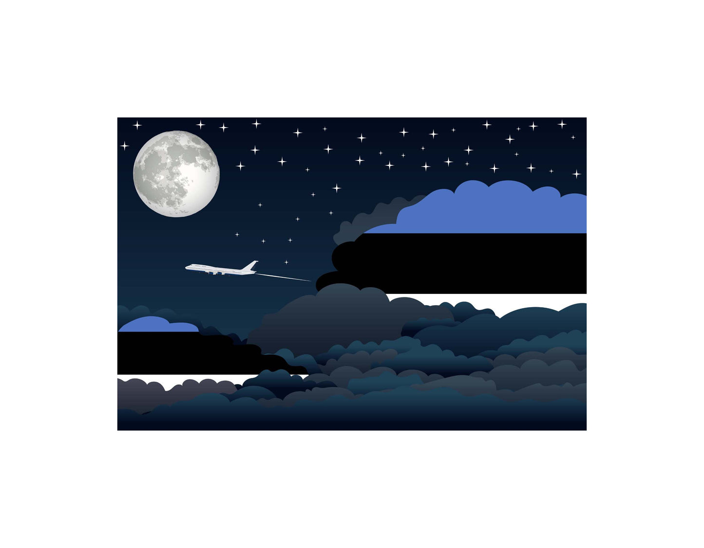 Estonia Night Clouds Blankets & Throws | Premium Soft Blankets | City Posters Plus