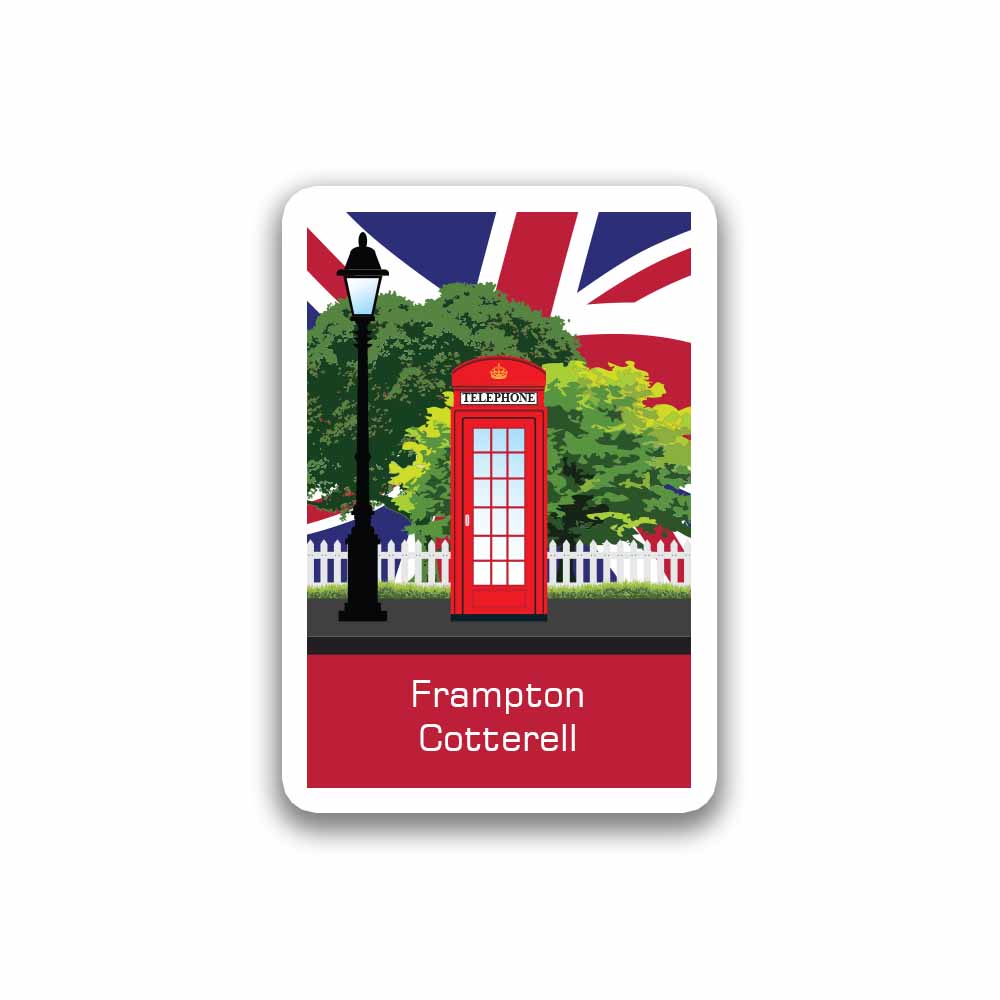 Frampton Cotterell Red Telephone Fridge Magnet