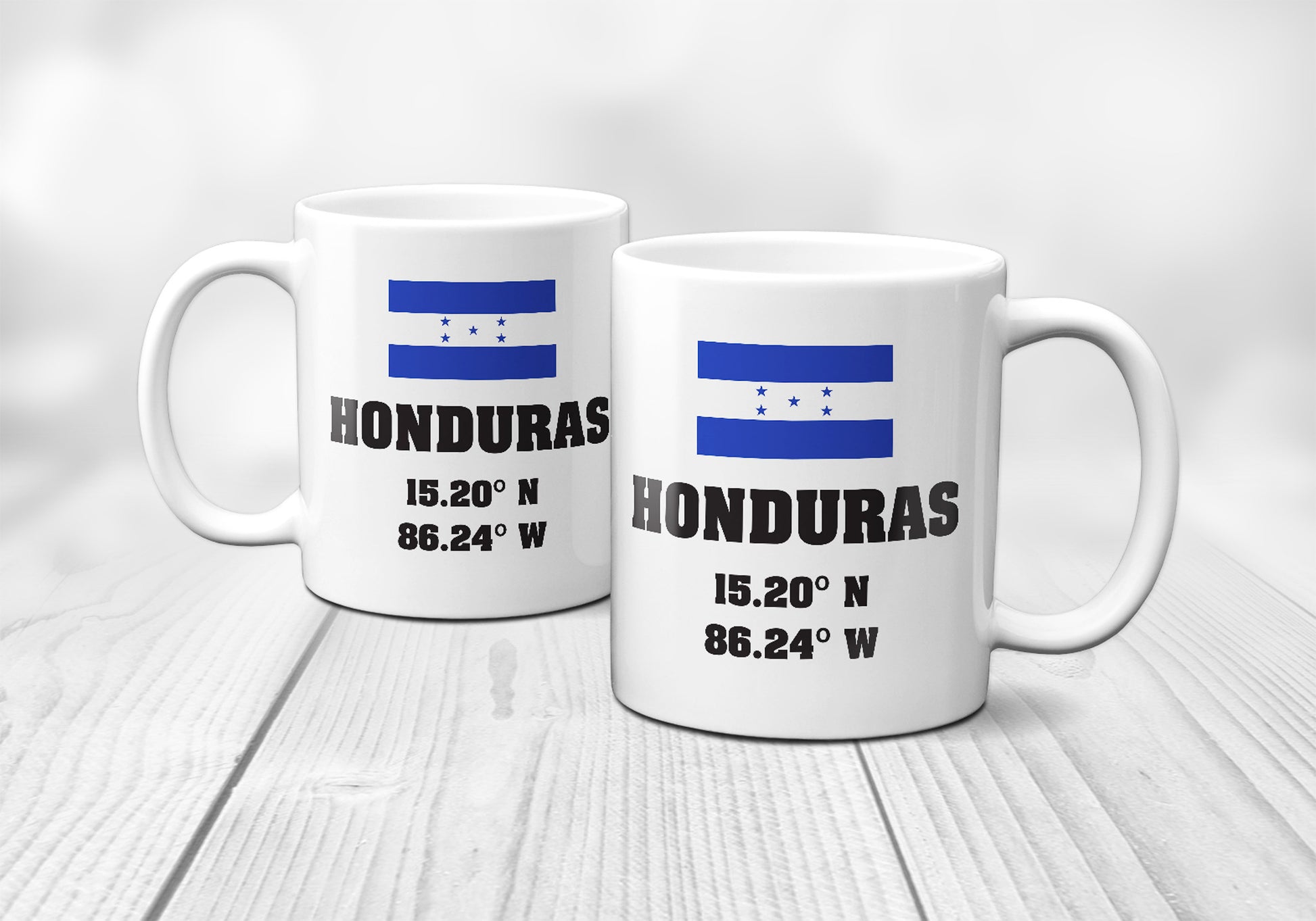 Honduras Laitutude Longitude Mug