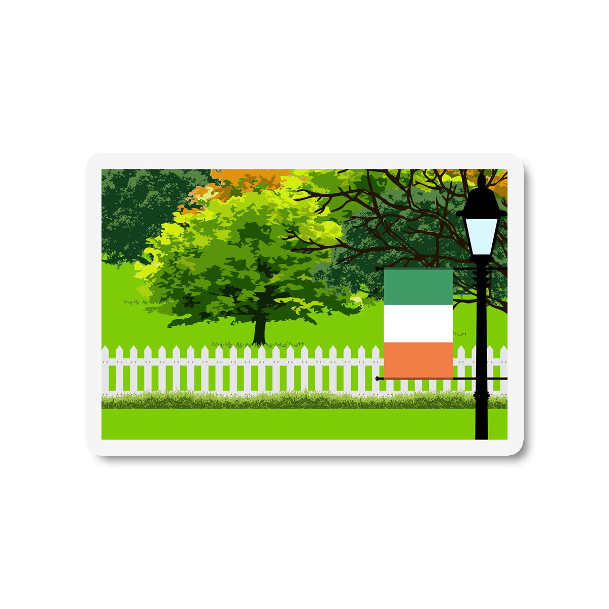 IrelTrees Street Lamp Fridge Magnet