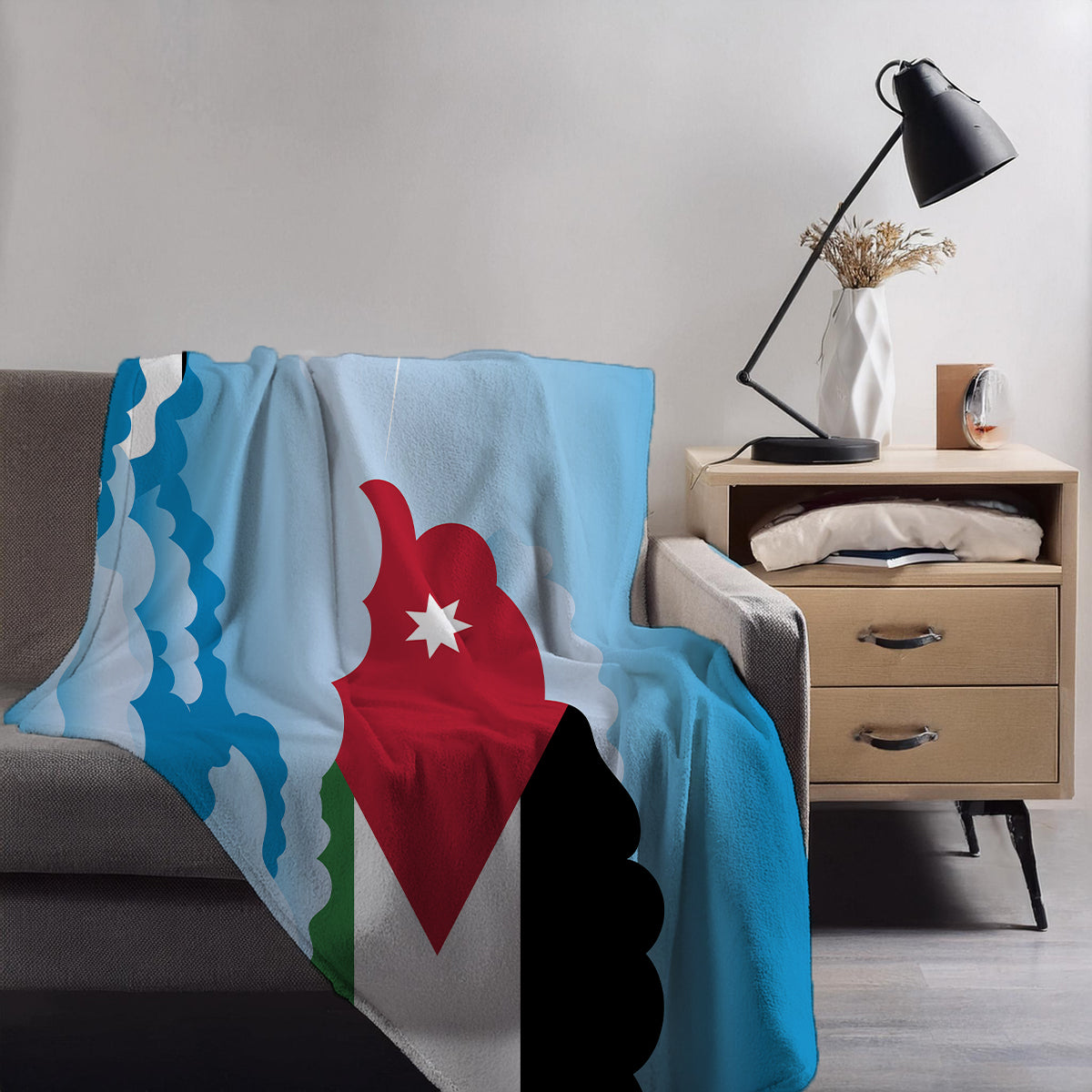 Jordan Day Clouds Blankets & Throws | Soft Premium Blankets | City Posters Plus