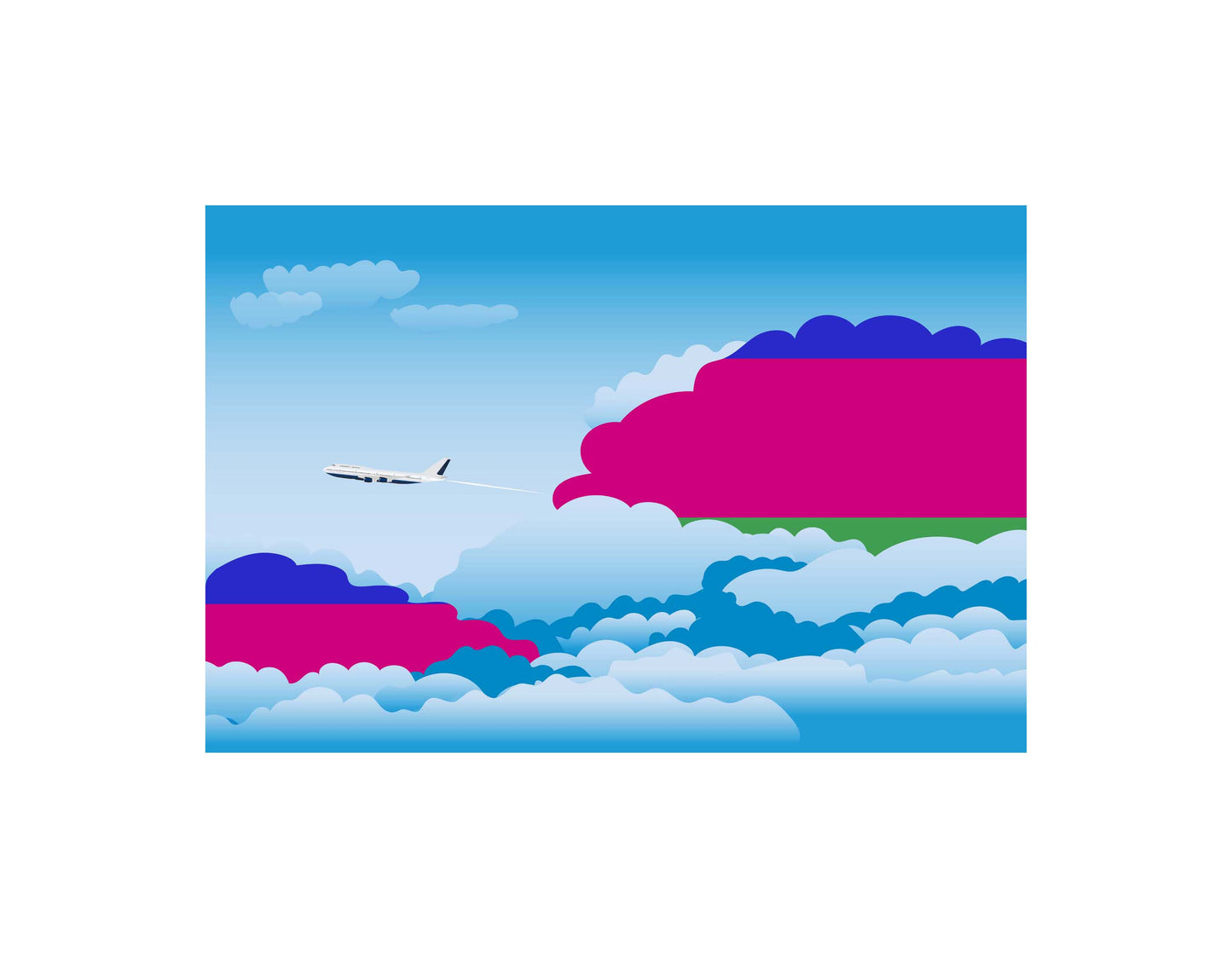 Kuban Peoples Republic Day Clouds Blankets & Throws | Soft Premium Blankets | City Posters Plus