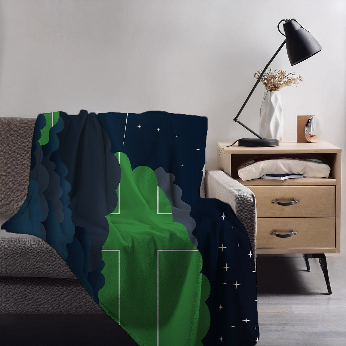 Ladonia Night Clouds Blankets & Throws | Premium Soft Blankets | City Posters Plus