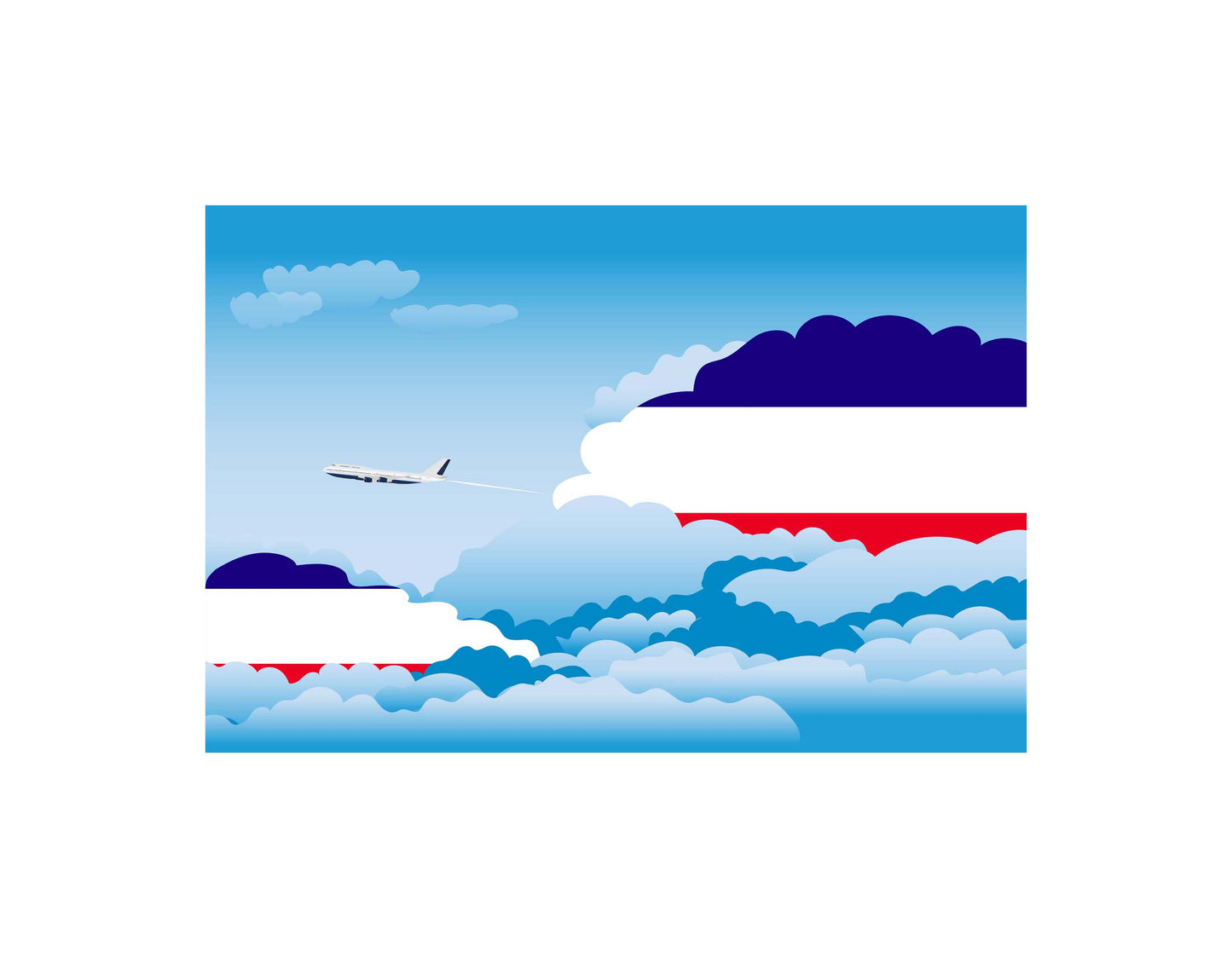 Los Altos Day Clouds Blankets & Throws | Soft Premium Blankets | City Posters Plus