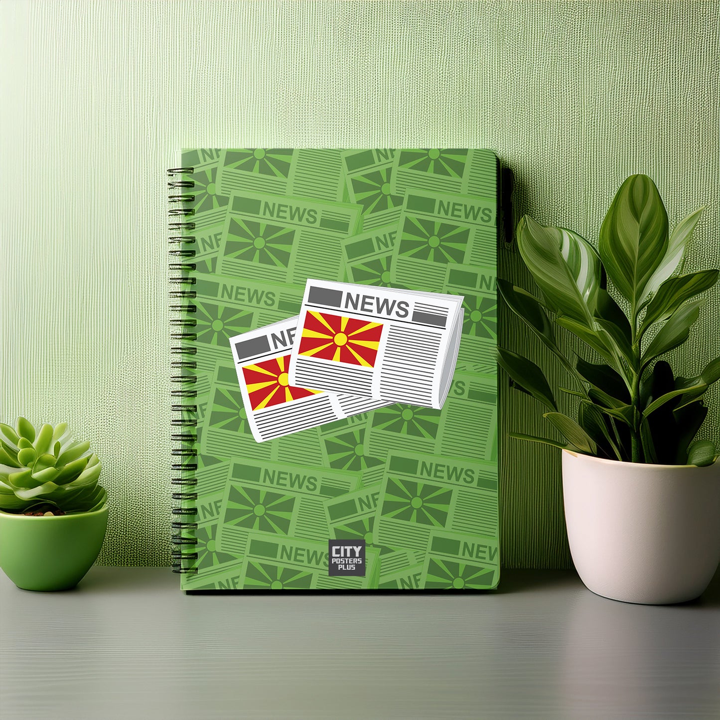 Macedonia Newspapers Notebook