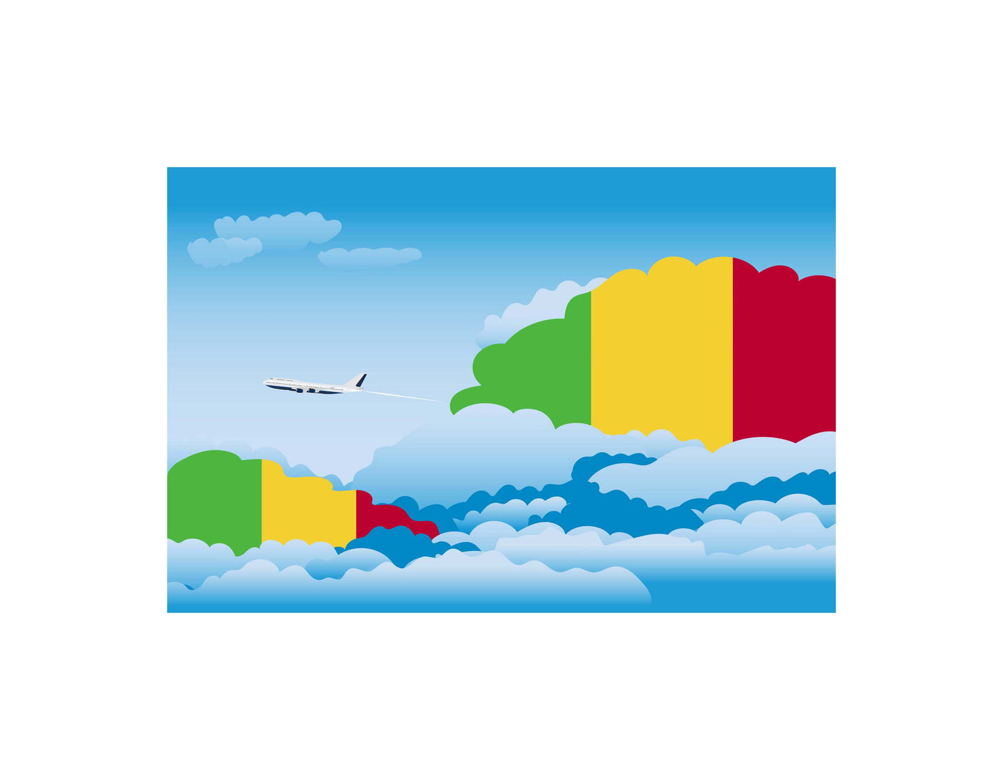 Mali Day Clouds Blankets & Throws | Soft Premium Blankets | City Posters Plus