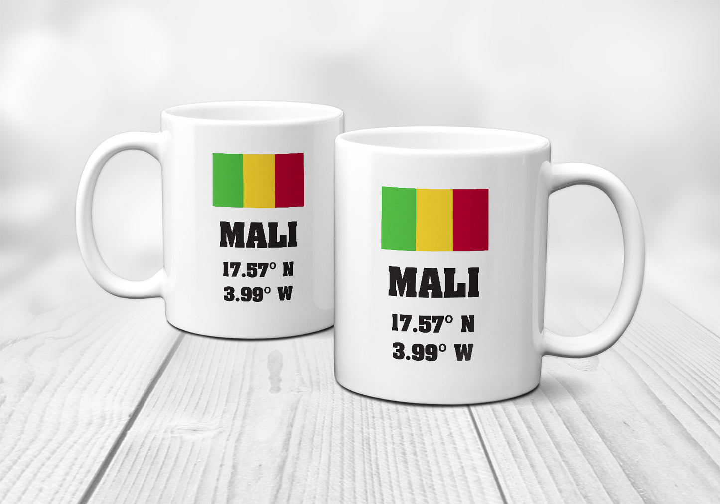 Mali Laitutude Longitude Mug