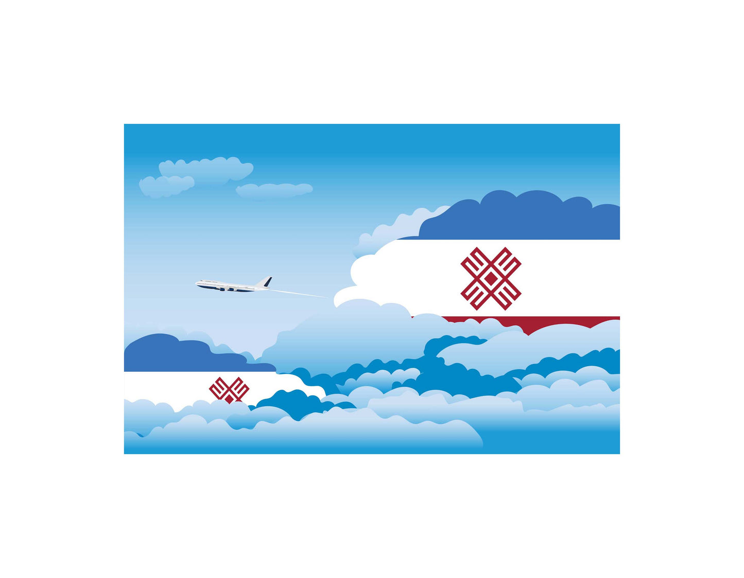 Mari El Day Clouds Blankets & Throws | Soft Premium Blankets | City Posters Plus