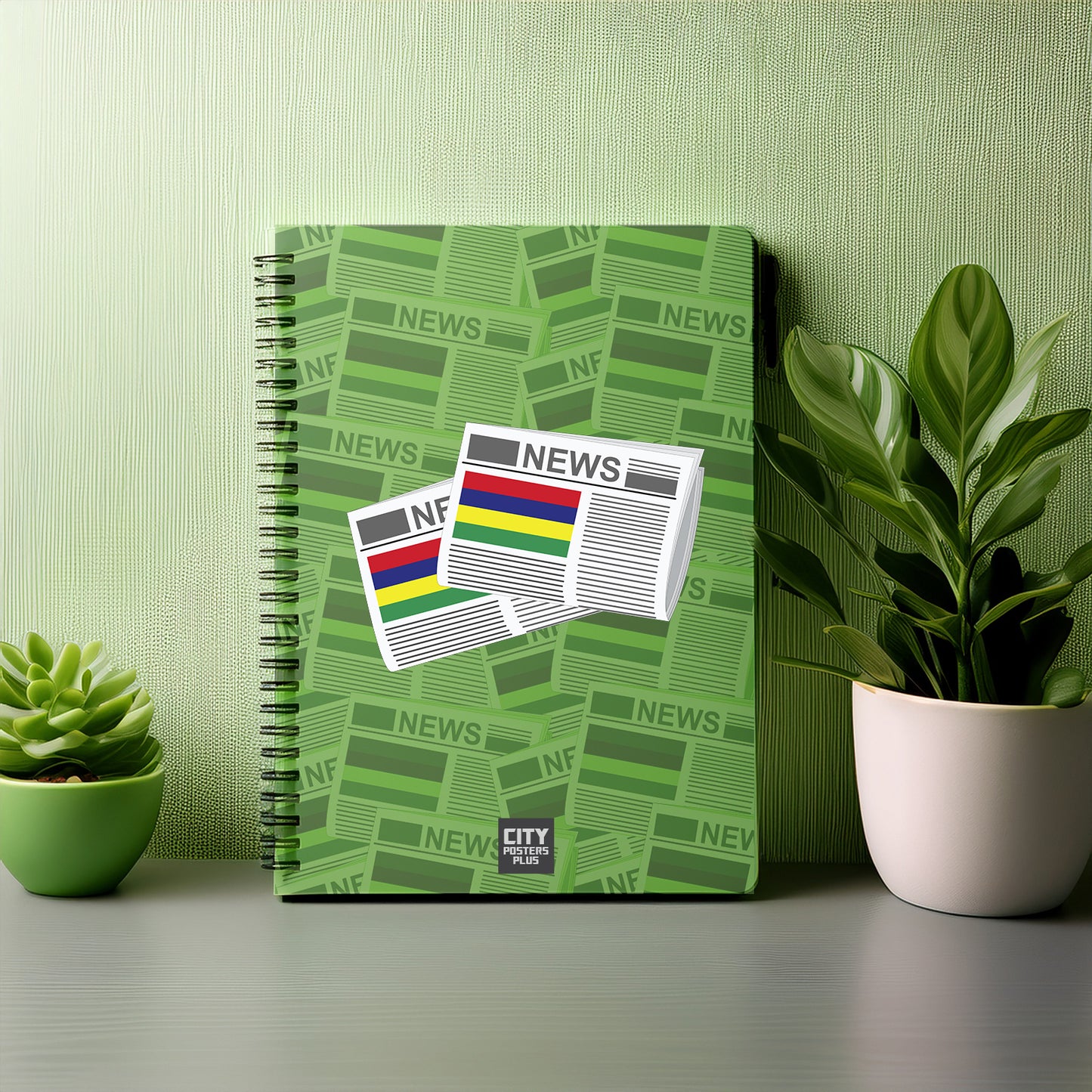 Mauritius Newspapers Notebook