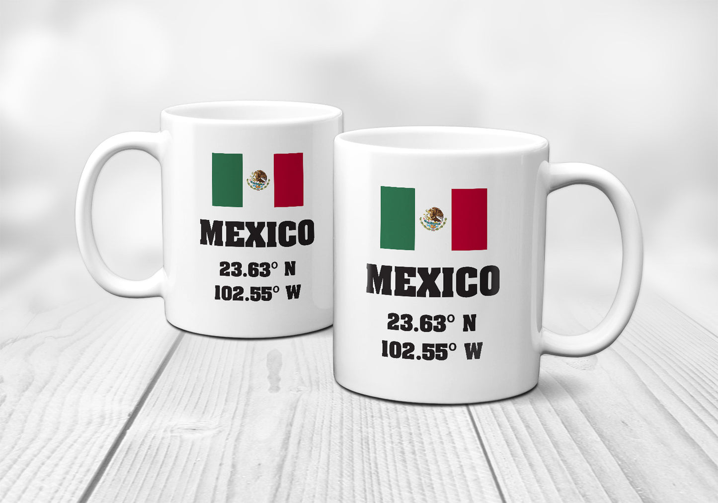 Mexico Laitutude Longitude Mug