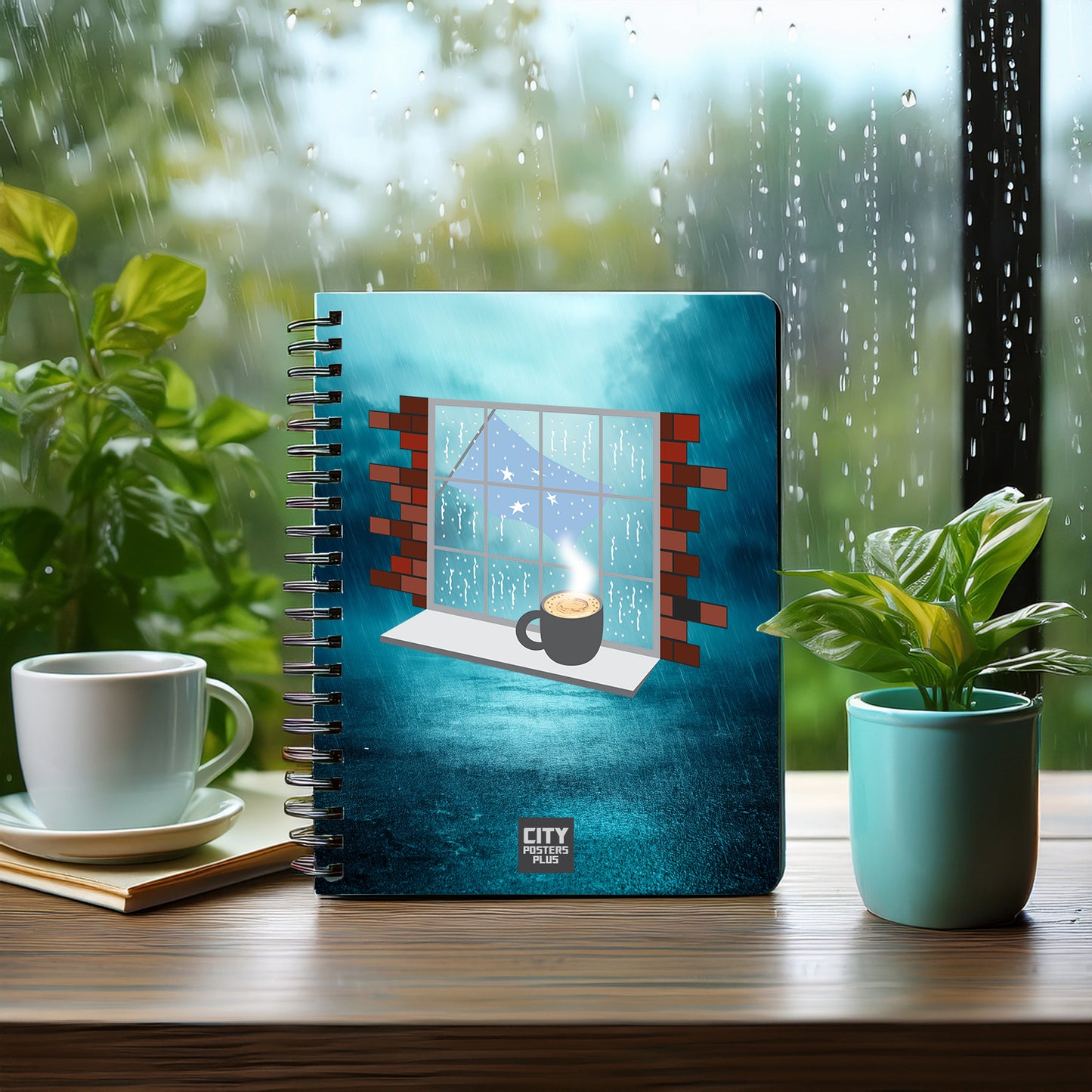 Micronesia Federated States  Coffee Rain Notebook