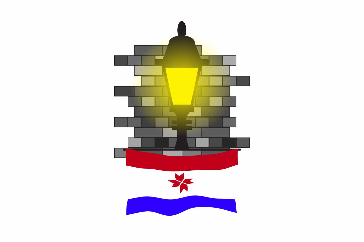 Mordovia Street Lamp Bricks Sticker