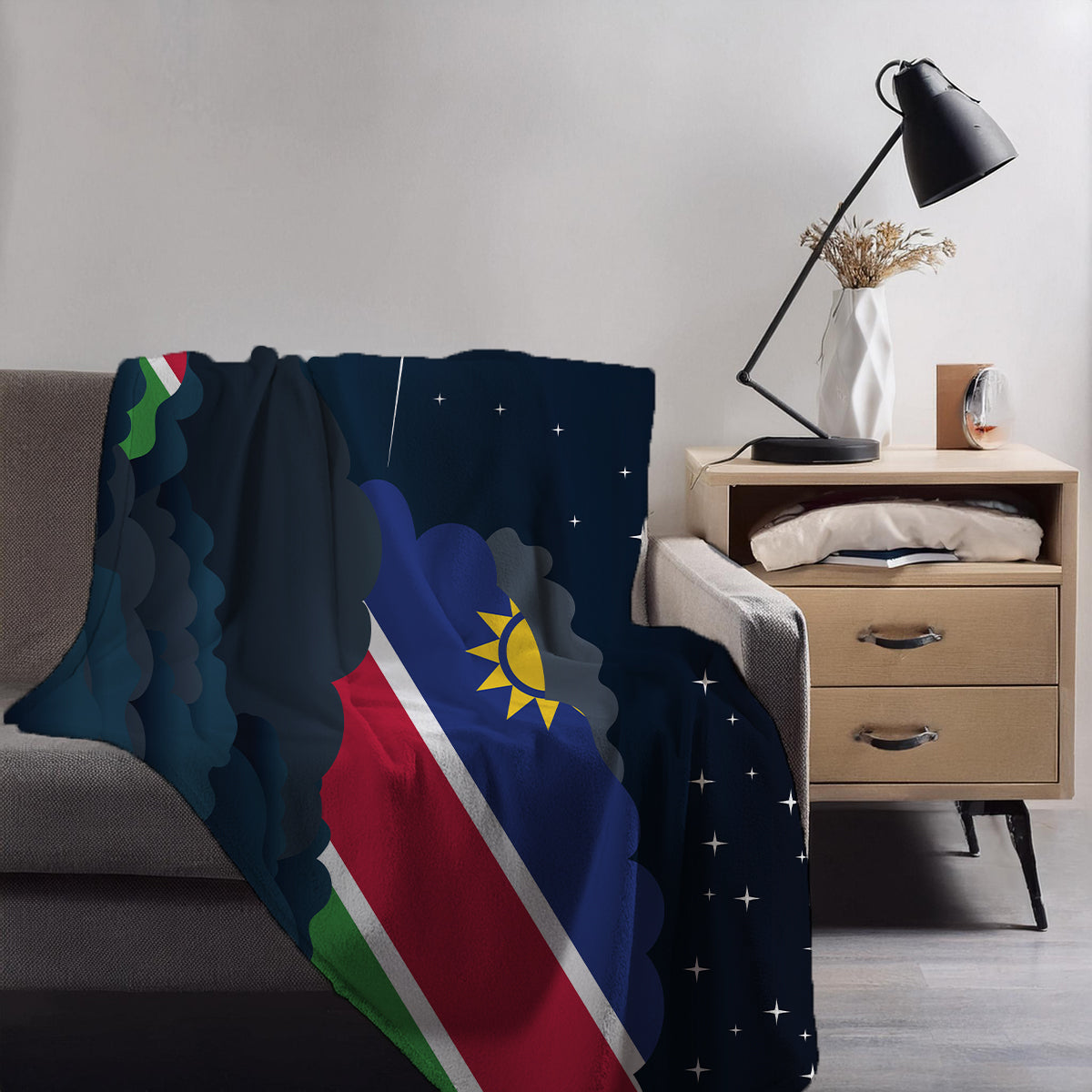 Namibia Night Clouds Blankets & Throws | Premium Soft Blankets | City Posters Plus