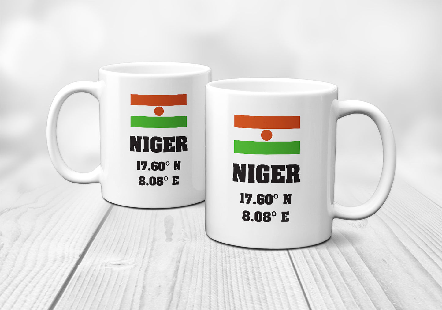 Niger Laitutude Longitude Mug