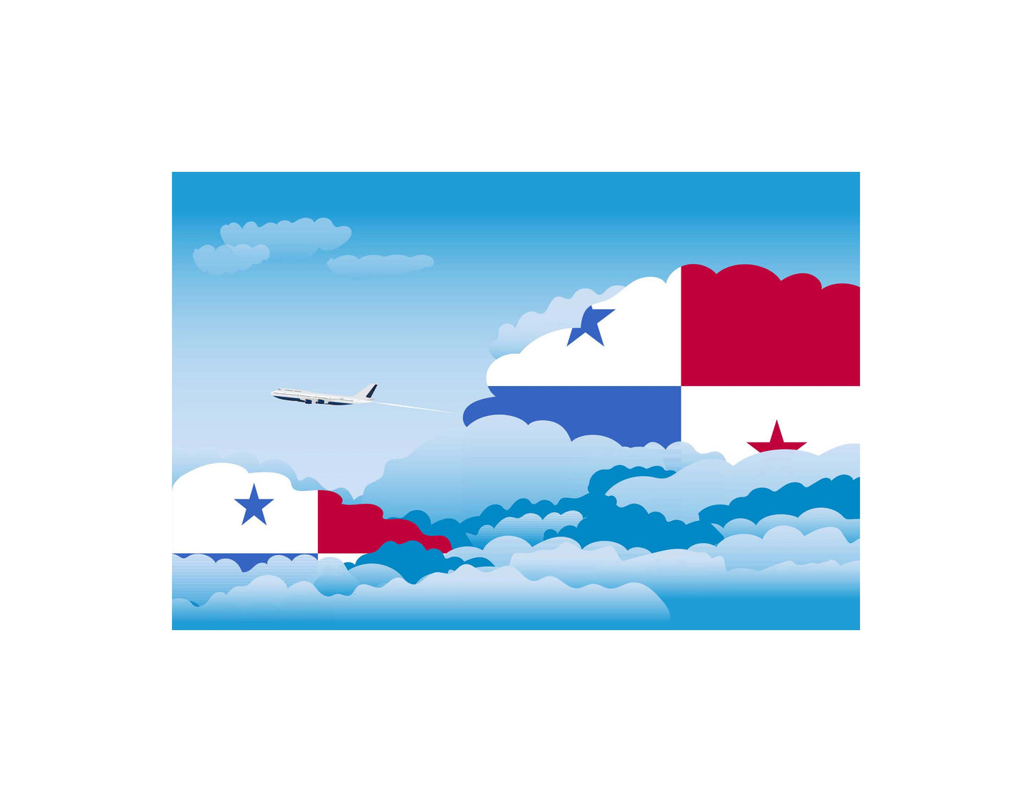 Panama Day Clouds Blankets & Throws | Soft Premium Blankets | City Posters Plus