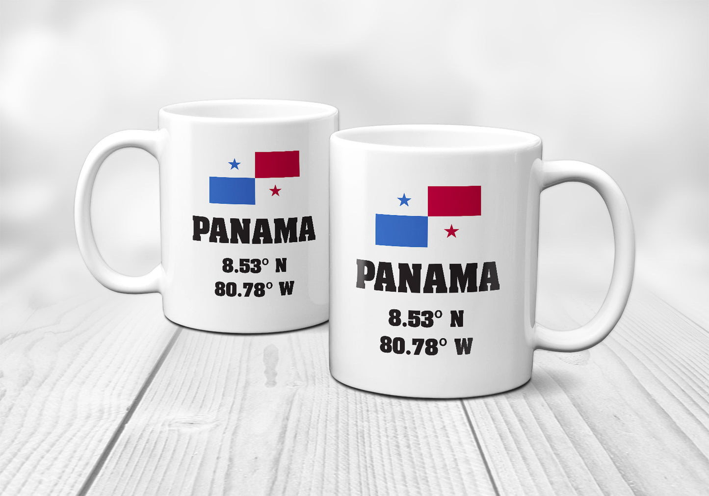 Panama Laitutude Longitude Mug