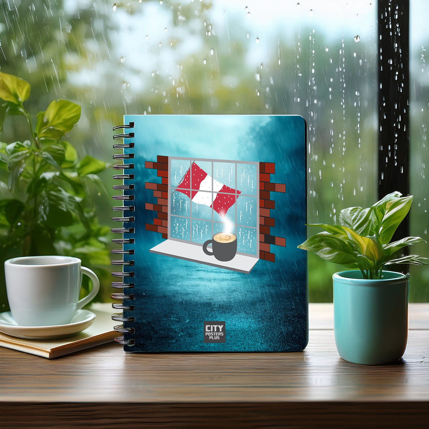 Peru  Coffee Rain Notebook