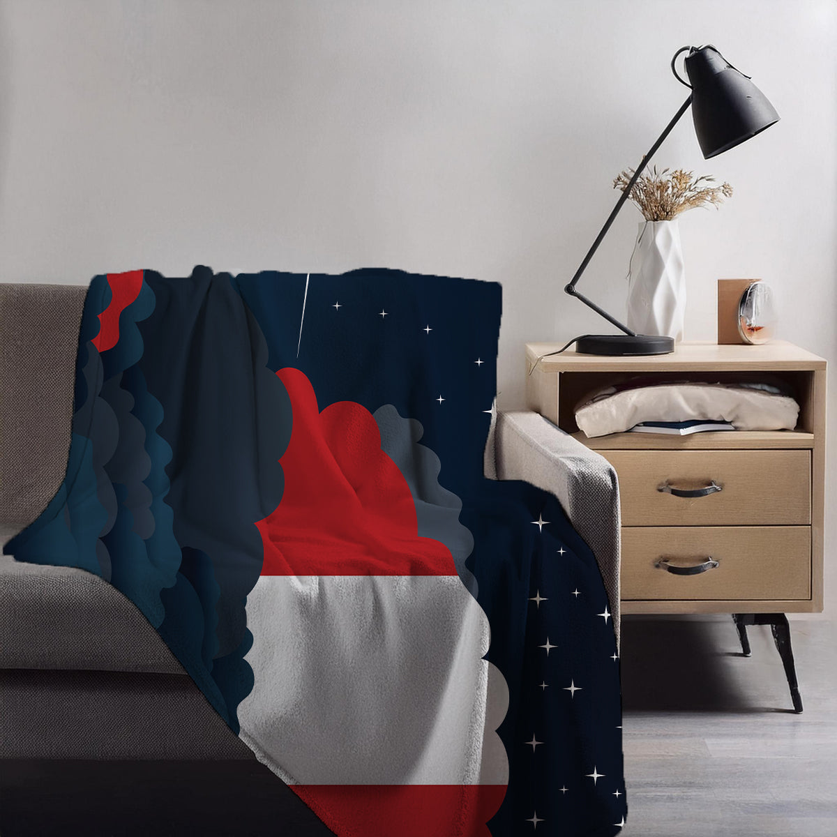 Peru Night Clouds Blankets & Throws | Premium Soft Blankets | City Posters Plus