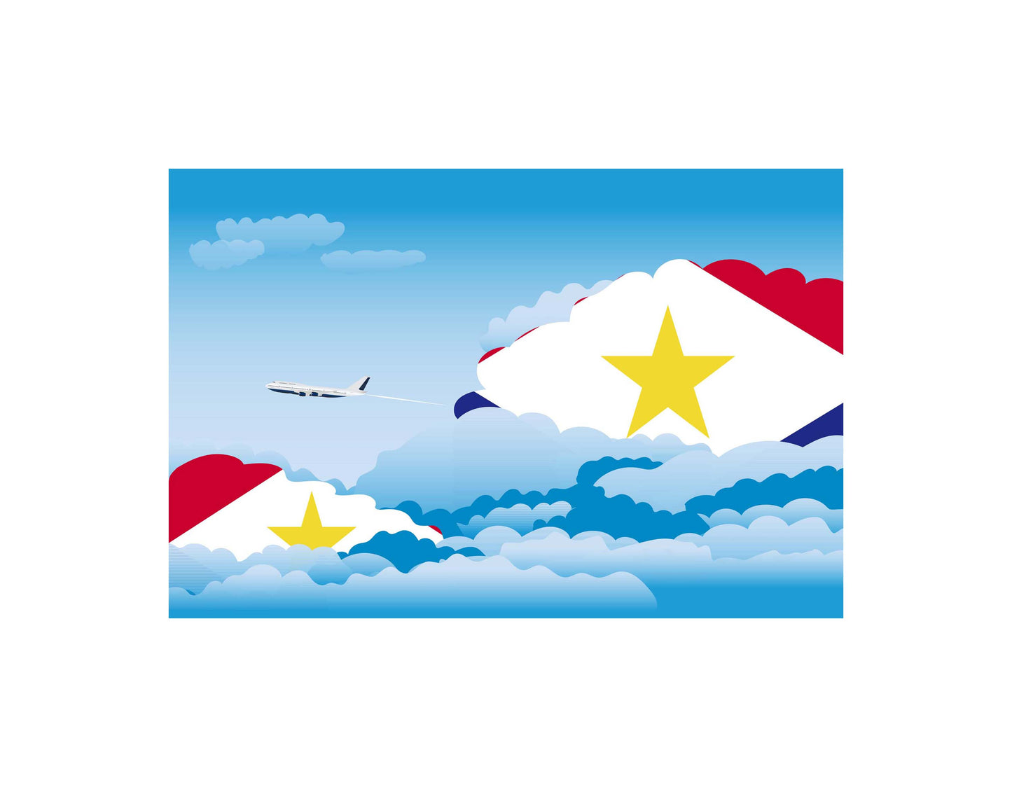 Saba Day Clouds Blankets & Throws | Soft Premium Blankets | City Posters Plus