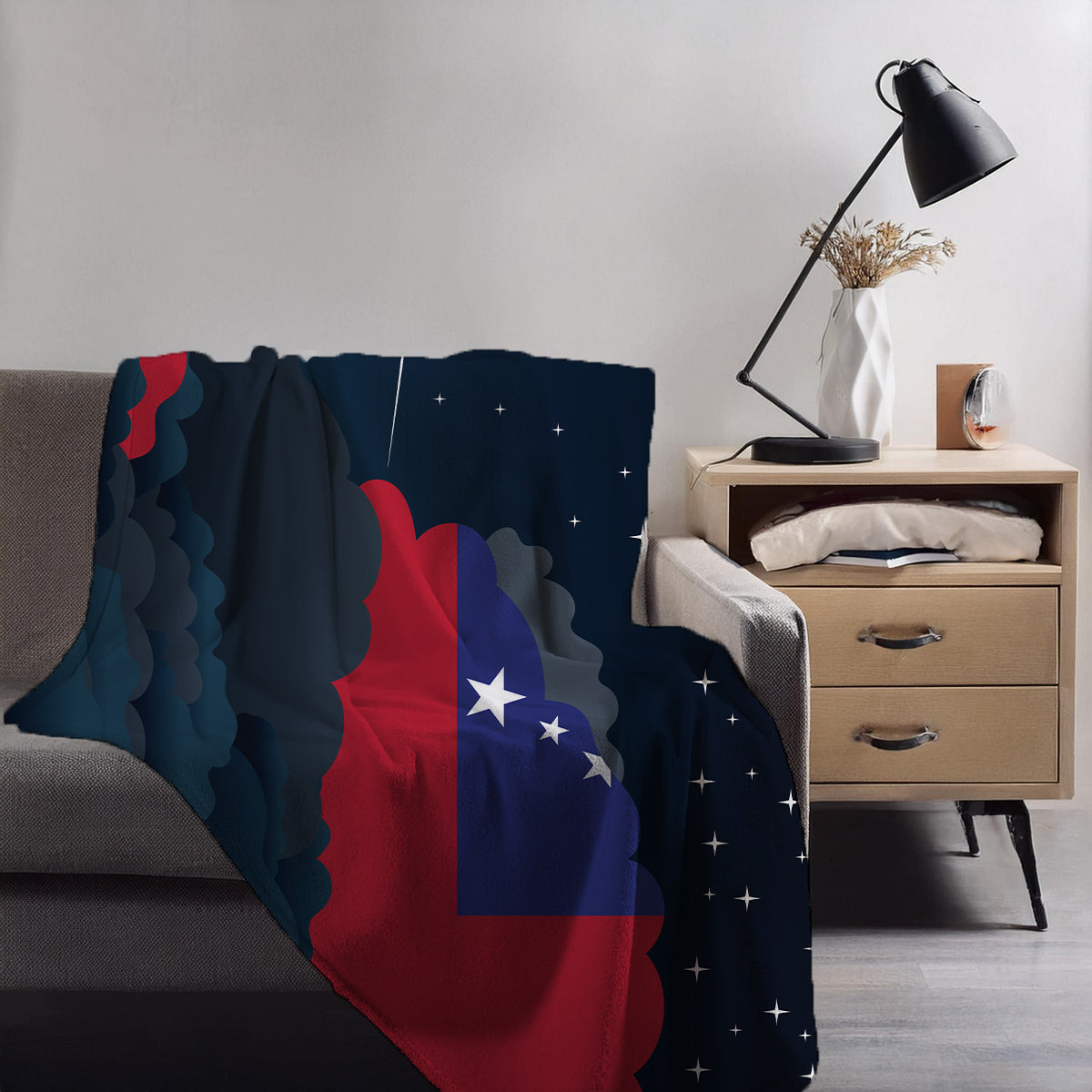 Samoa Night Clouds Blankets & Throws | Premium Soft Blankets | City Posters Plus