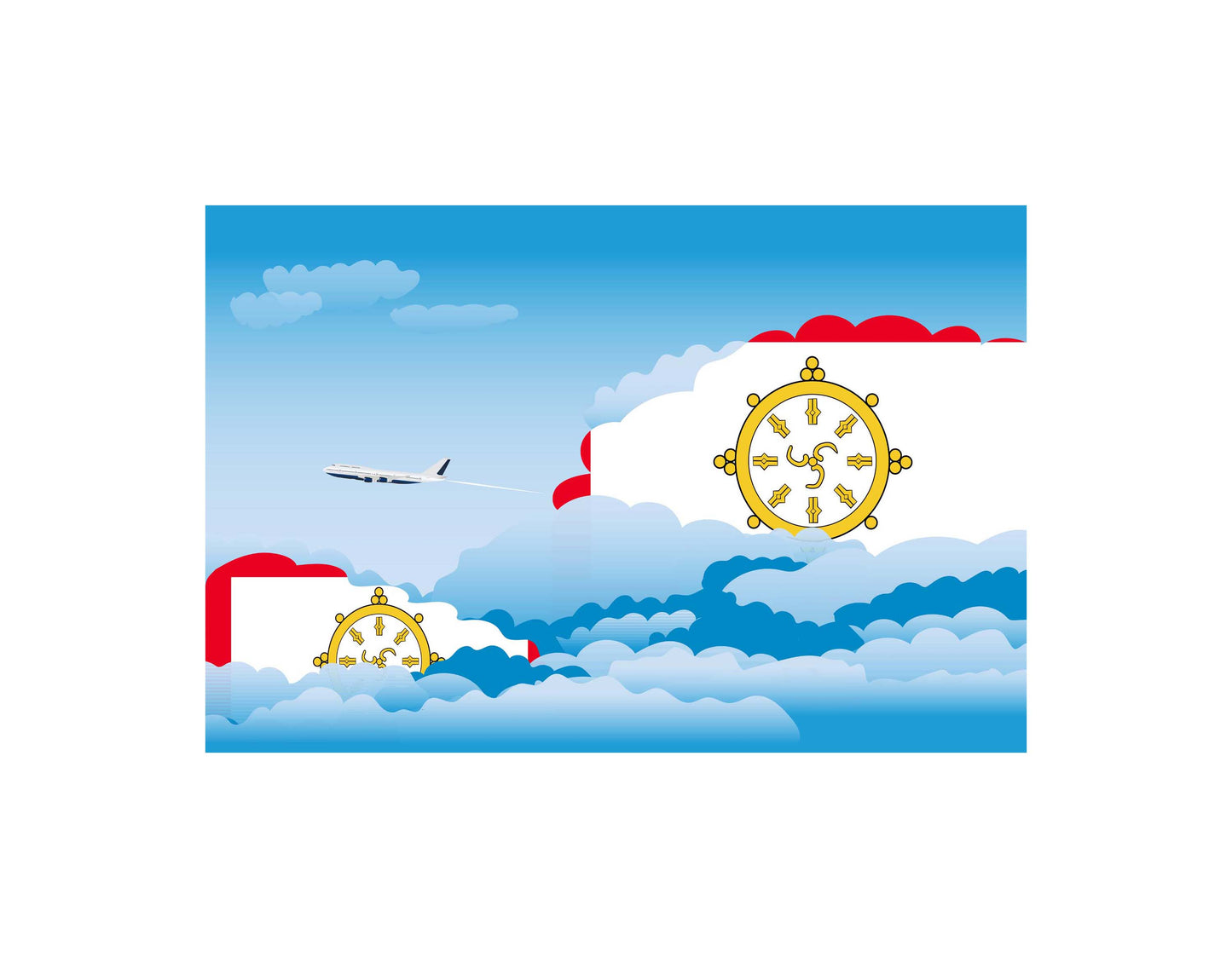 Sikkim Day Clouds Blankets & Throws | Soft Premium Blankets | City Posters Plus