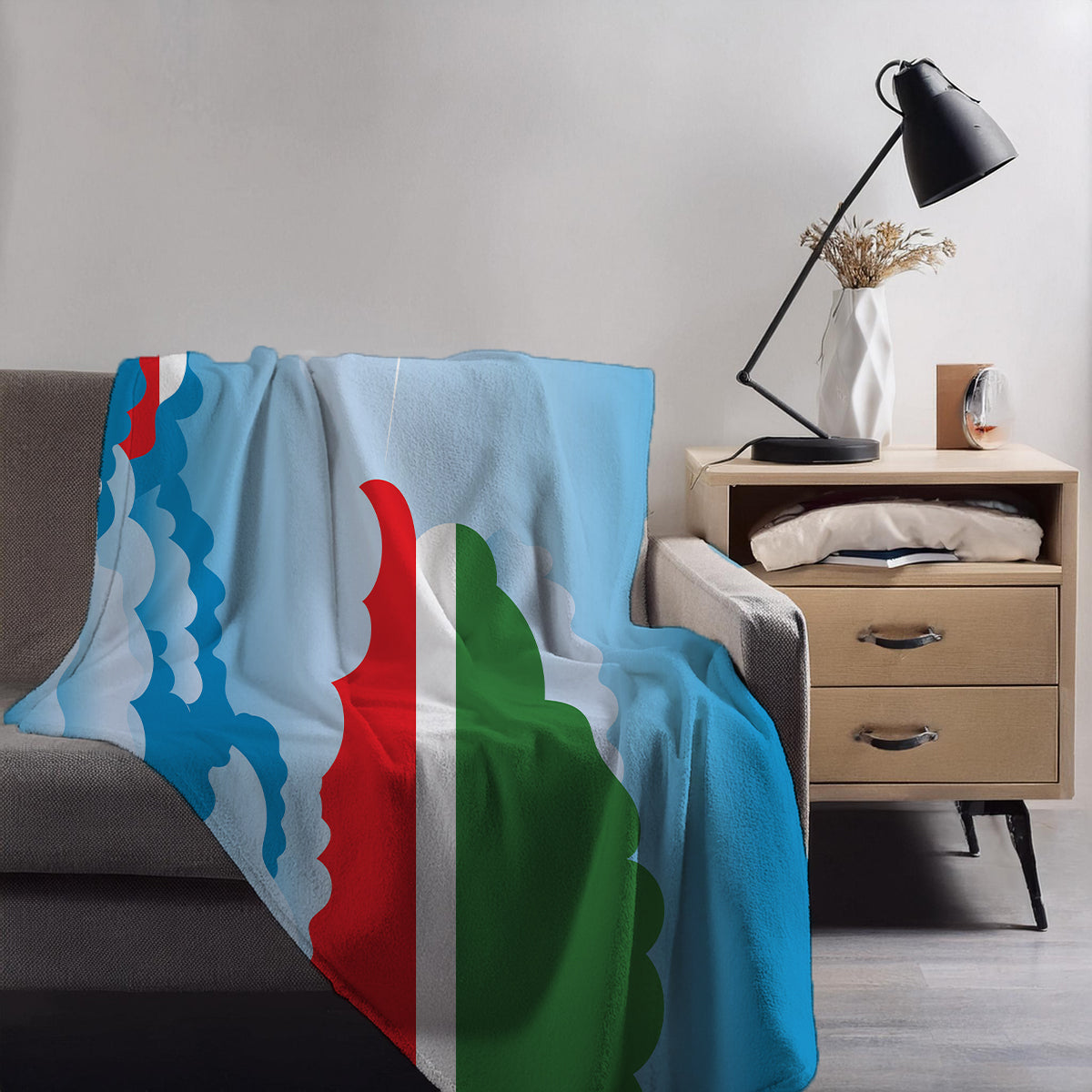 Tatarstan Day Clouds Blankets & Throws | Soft Premium Blankets | City Posters Plus