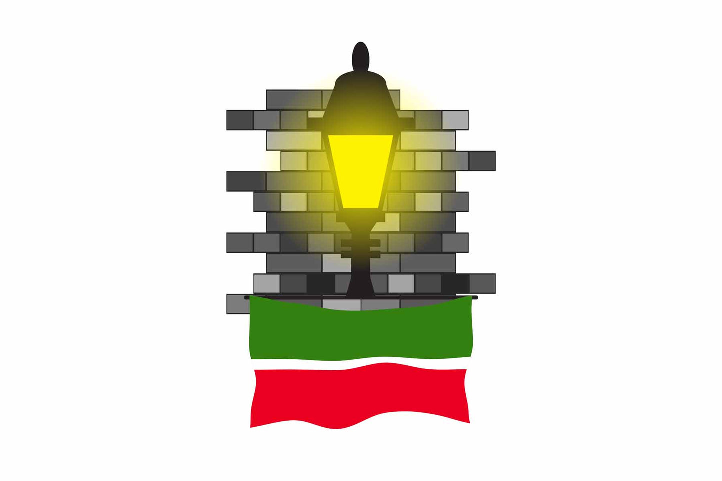 Tatarstan Street Lamp Bricks Fridge Magnet