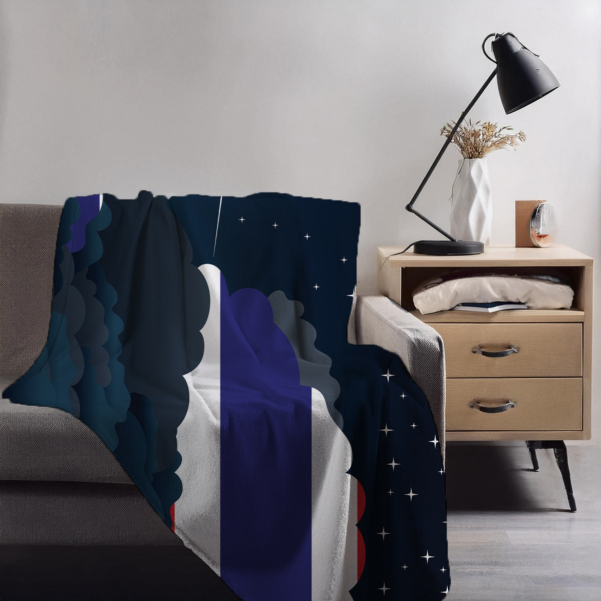 Thailand Night Clouds Blankets & Throws | Premium Soft Blankets | City Posters Plus