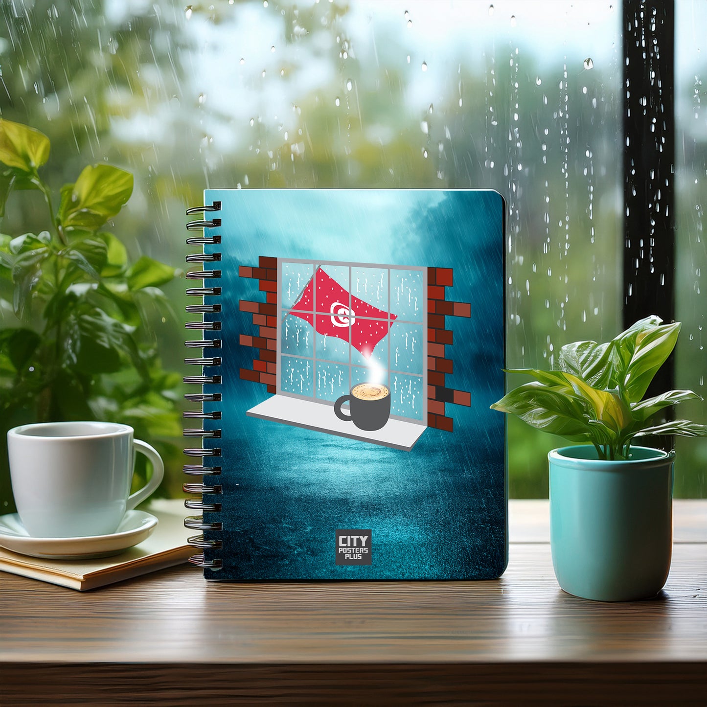 Tunisia  Coffee Rain Notebook