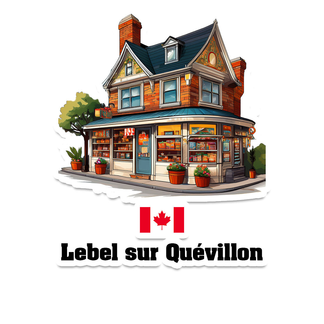 Lebel sur Quévillon Sticker