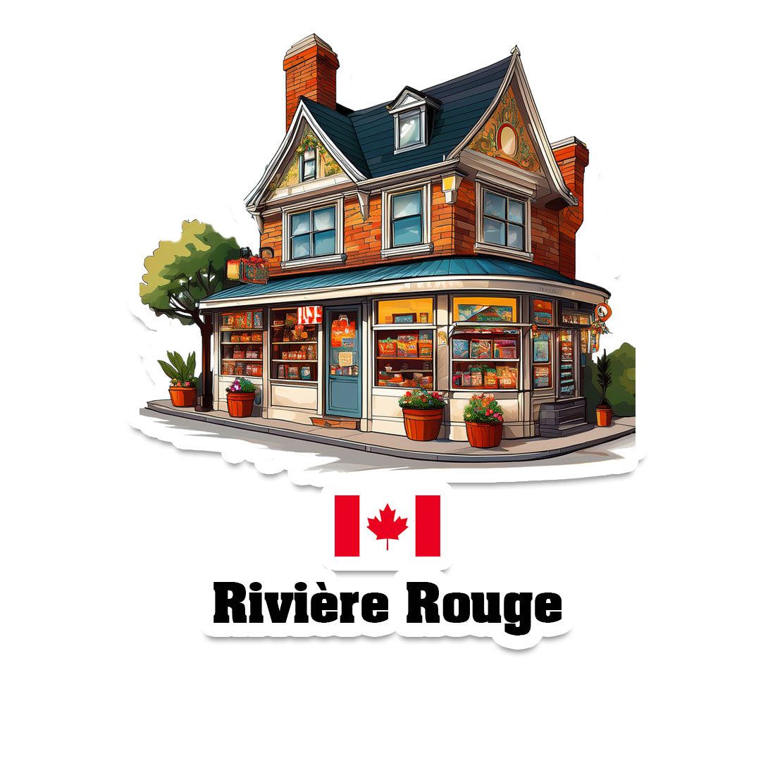 Rivière Rouge Sticker