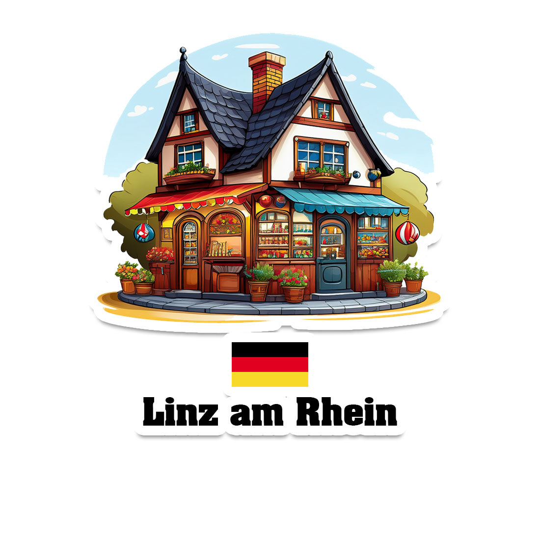Linz am Rhein Sticker